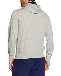 grauer Pullover mit einem Kapuze von Champion