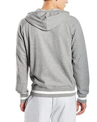 grauer Pullover mit einem Kapuze von Champion