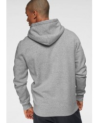 grauer Pullover mit einem Kapuze von Champion