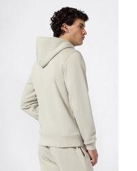 grauer Pullover mit einem Kapuze von Champion