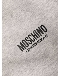 grauer Pullover mit einem Kapuze von Moschino