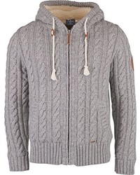 grauer Pullover mit einem Kapuze von Chiemsee