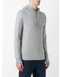 grauer Pullover mit einem Kapuze von Polo Ralph Lauren