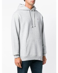 grauer Pullover mit einem Kapuze von Tommy Jeans