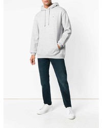 grauer Pullover mit einem Kapuze von Tommy Jeans