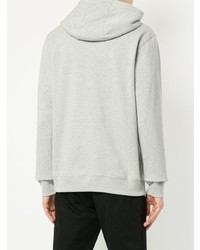 grauer Pullover mit einem Kapuze von Norse Projects