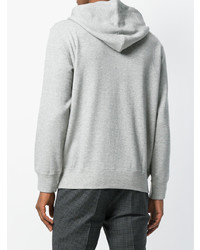 grauer Pullover mit einem Kapuze von Comme Des Garcons Play