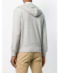 grauer Pullover mit einem Kapuze von Comme Des Garcons Play