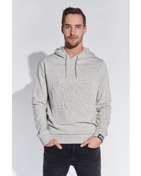 grauer Pullover mit einem Kapuze von COURSE