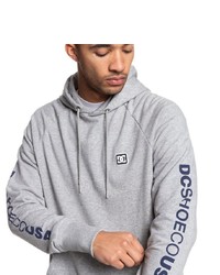 grauer Pullover mit einem Kapuze von DC Shoes