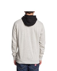 grauer Pullover mit einem Kapuze von DC Shoes