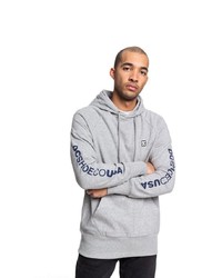 grauer Pullover mit einem Kapuze von DC Shoes