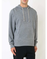 grauer Pullover mit einem Kapuze von John Elliott