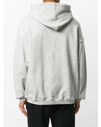 grauer Pullover mit einem Kapuze von Represent