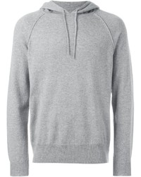 grauer Pullover mit einem Kapuze von E. Tautz