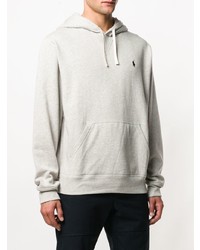 grauer Pullover mit einem Kapuze von Polo Ralph Lauren