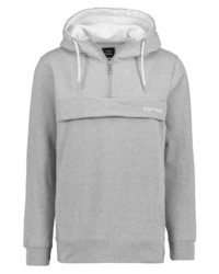 grauer Pullover mit einem Kapuze von Eight2Nine