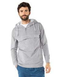 grauer Pullover mit einem Kapuze von Eight2Nine