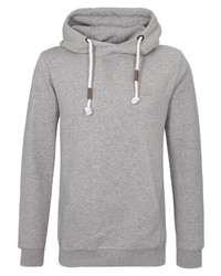 grauer Pullover mit einem Kapuze von Eight2Nine