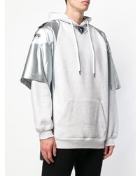 grauer Pullover mit einem Kapuze von Alexander Wang