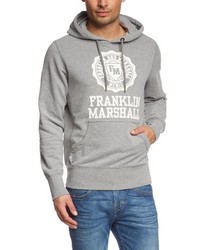 grauer Pullover mit einem Kapuze von Franklin & Marshall