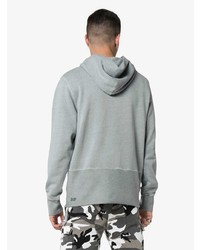 grauer Pullover mit einem Kapuze von Ksubi