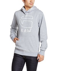 grauer Pullover mit einem Kapuze von G-Star RAW