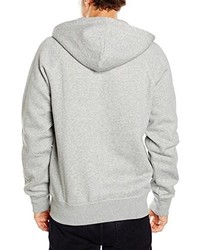 grauer Pullover mit einem Kapuze von Gant