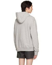 grauer Pullover mit einem Kapuze von 424
