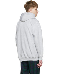 grauer Pullover mit einem Kapuze von Manors Golf