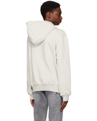 grauer Pullover mit einem Kapuze von Han Kjobenhavn