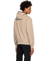 grauer Pullover mit einem Kapuze von Stone Island