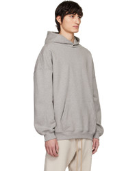 grauer Pullover mit einem Kapuze von Fear Of God