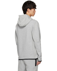 grauer Pullover mit einem Kapuze von Nike