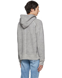 grauer Pullover mit einem Kapuze von rag & bone