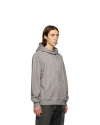 grauer Pullover mit einem Kapuze von Diesel Red Tag