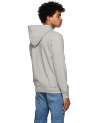 grauer Pullover mit einem Kapuze von Comme Des Garcons Play