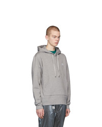 grauer Pullover mit einem Kapuze von Acne Studios