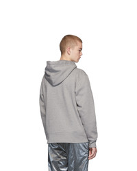 grauer Pullover mit einem Kapuze von Acne Studios