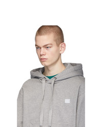 grauer Pullover mit einem Kapuze von Acne Studios