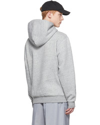 grauer Pullover mit einem Kapuze von Acne Studios