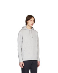 grauer Pullover mit einem Kapuze von Norse Projects