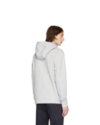 grauer Pullover mit einem Kapuze von Norse Projects