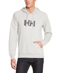 grauer Pullover mit einem Kapuze von Helly Hansen