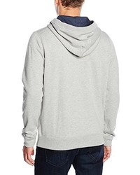 grauer Pullover mit einem Kapuze von Hilfiger Denim