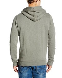 grauer Pullover mit einem Kapuze von Hilfiger Denim