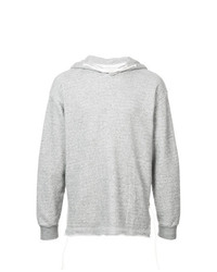 grauer Pullover mit einem Kapuze von Homecore