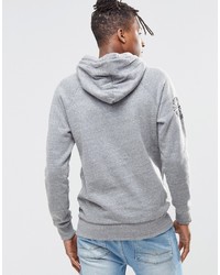 grauer Pullover mit einem Kapuze von Von Dutch