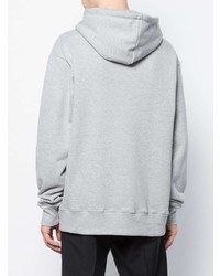 grauer Pullover mit einem Kapuze von 424