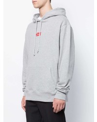 grauer Pullover mit einem Kapuze von 424